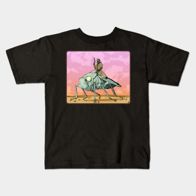 Desert Scout Kids T-Shirt by Mist Grafik